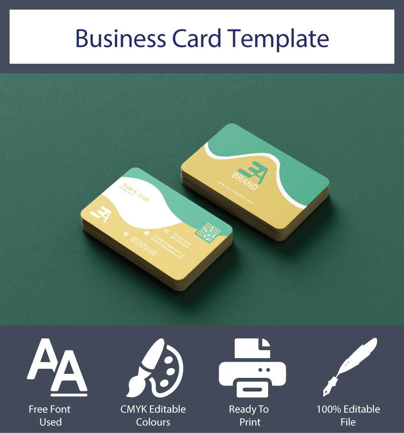 Professional business Card Template - Business - Features Image 1