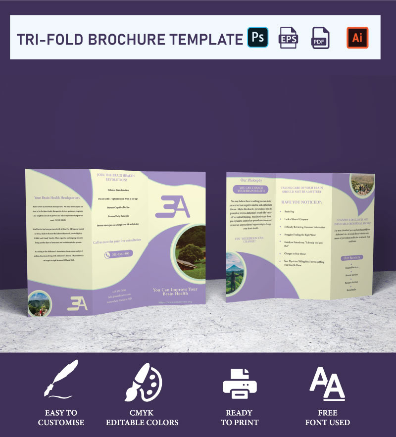 Agency Trifold Brochure - Trifold Brochure - Features Image 1