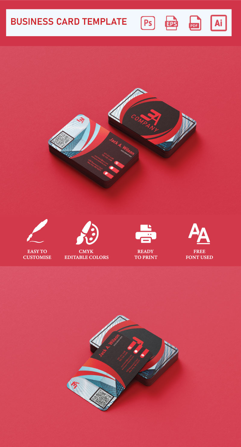 Corporate Business Card Template Visiting Card