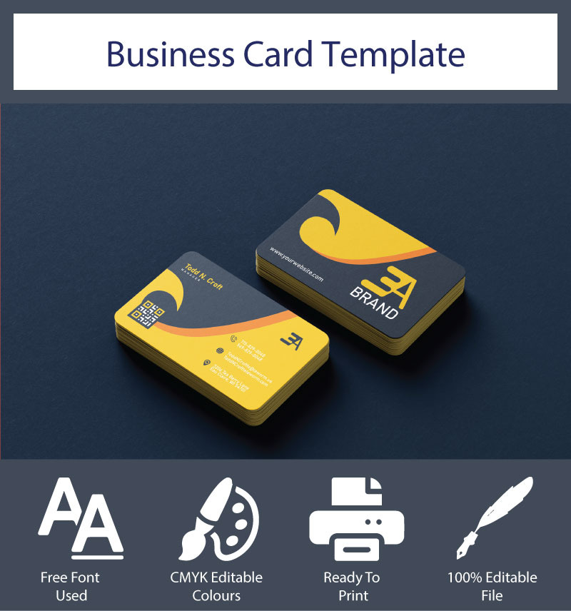 Modern Business Card Template - Business - Features Image 1