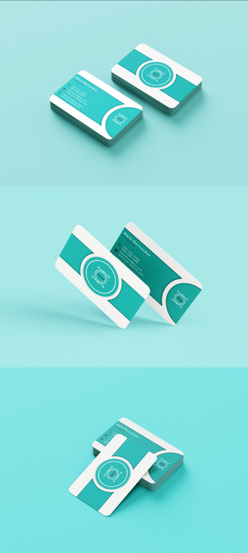 Premium Corporate Business Card Template – Professional & Fully Editable Design - Features Image 1