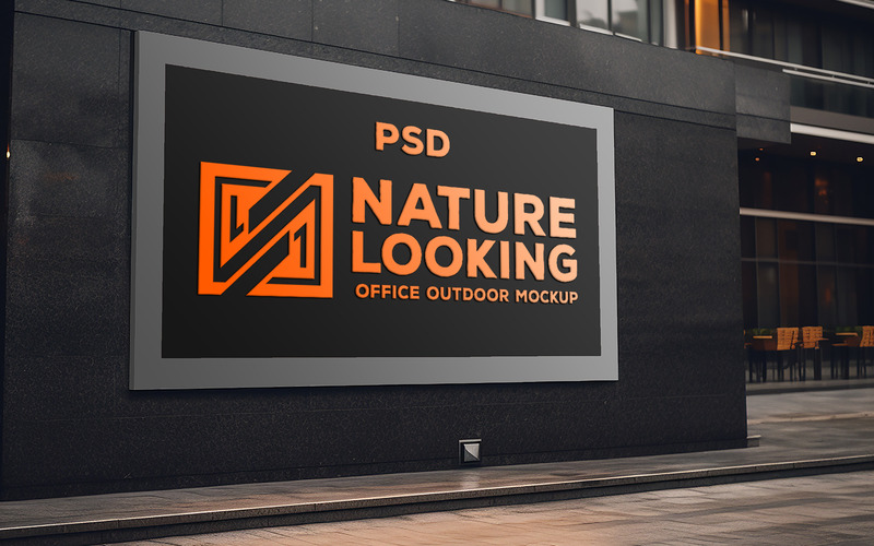 Store outdoor wall mockup | office outside wall mockup | building outside wall mockup - Features Image 3