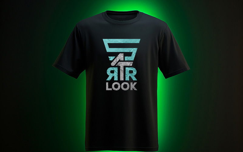 T-shirt mockup_t-shirt logo mockup_black t-shirt logo mockup_logo mockup - Caractéristiques de l’image 1