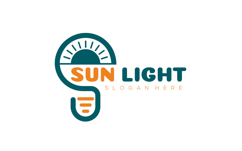 Luz do Sol | Design de logotipo de luz solar premium | Modelo de Logotipo de Vetor de Luz do Sol Infinito - Features Image 1