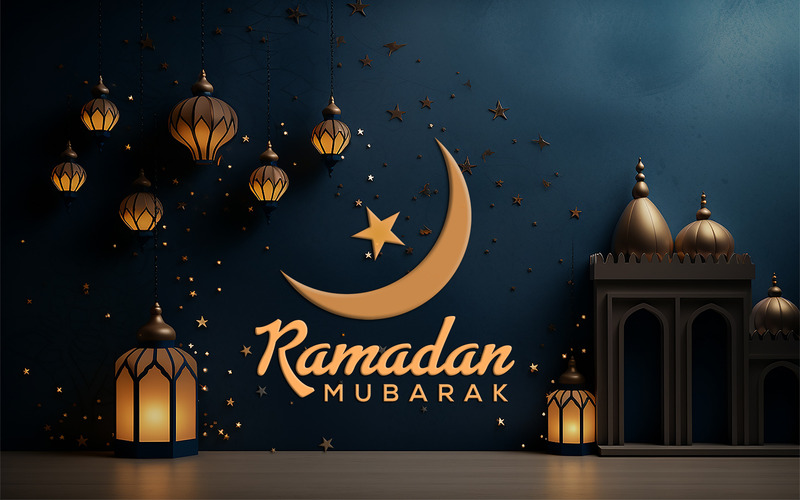 Ramadan greeting | islamic festival design | ramadan greeting design | ramadan invation design - Features Image 1