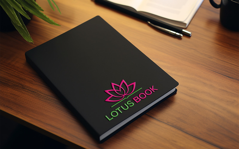 Book cover mockup | notepad logo mockup | note book mockup | book mockup | silver logo mockup - Features Image 2