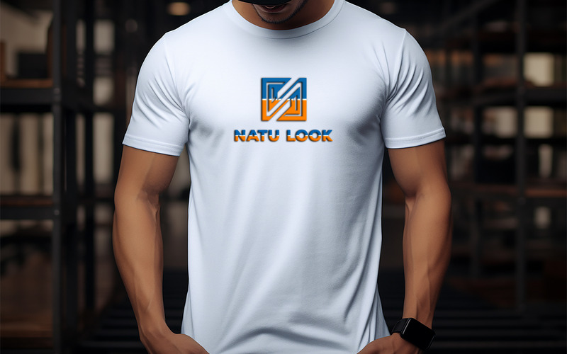 White t-shirt mockup | tshirt logo mockup - Features Image 1