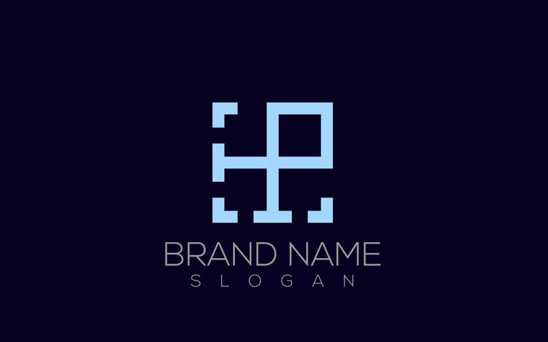 P Square | Initial Square Letter P Logo Design - Features Image 1