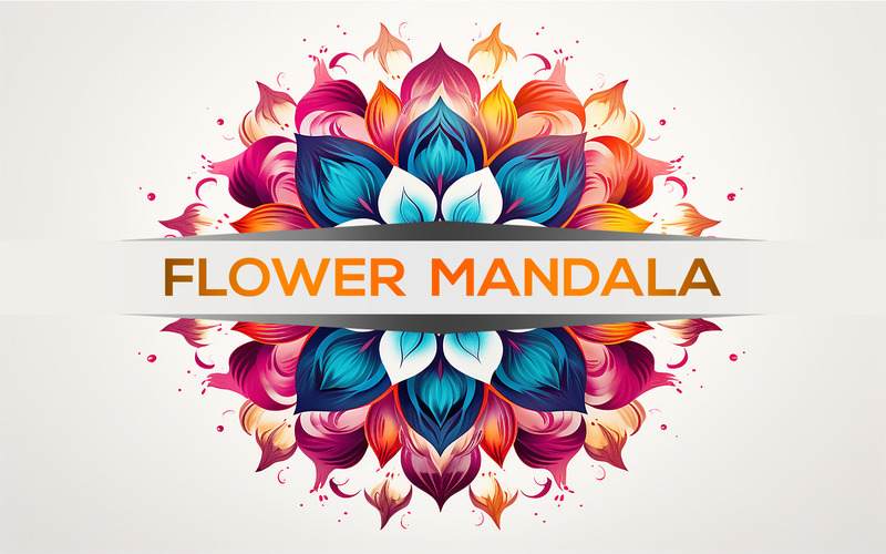 Blommig mandala | blommig mandala design | blommig blomma | färgglad blomsterkonst - Features Image 1