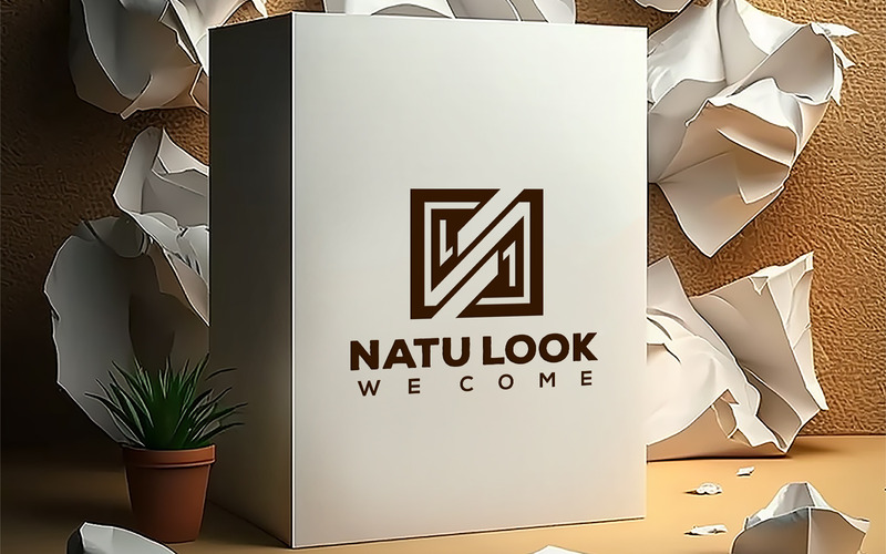 White paper mockup_paper logo mockup_cardboard mockup_delivery box mockup_shipping box mockup - Features Image 1