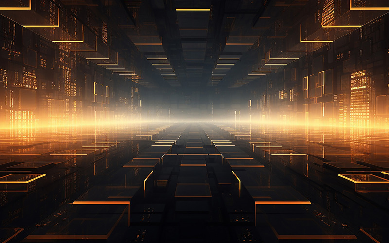 Pacchetto di background tecnologico digitale - Caratteristiche Immagine 17