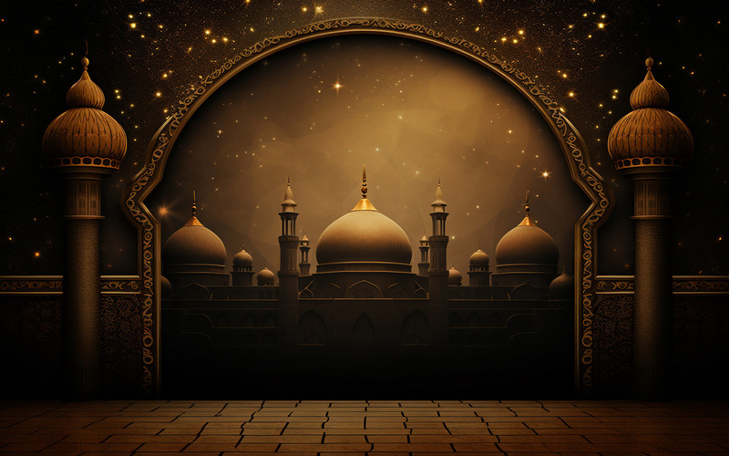 Islamic wall art design_islamic luxury wall background_islamic backgrounds design bundle - Features Image 6