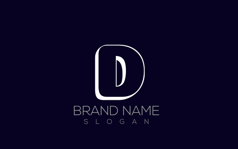 3D D Logo Vector | Premium 3D D Letter Logo Design - Features Image 1
