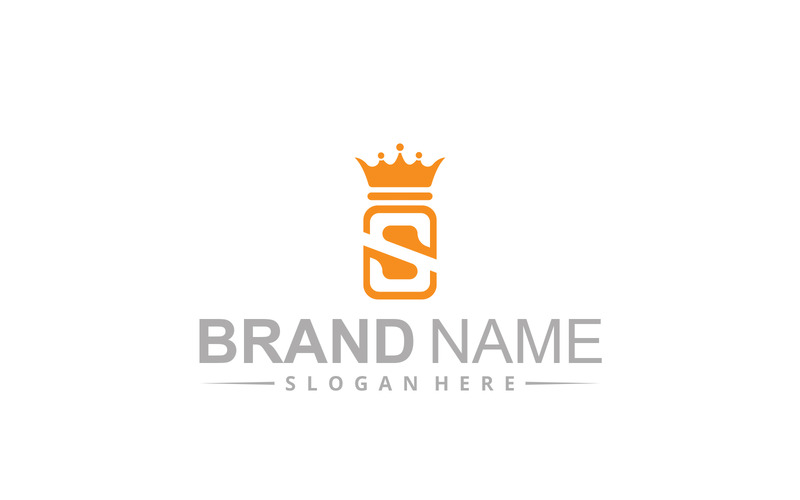 Letter S crown logo design - Features Image 1