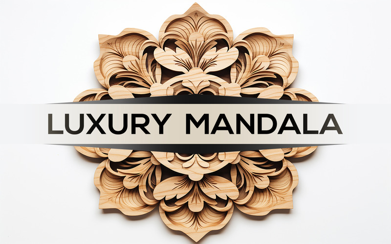 Design in legno | mandala artistico in legno | mandala in legno | disegno artistico in legno - Caratteristiche Immagine 1