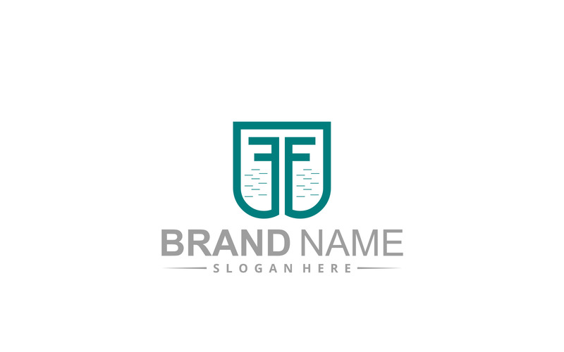 Ff book vector logo design - Features Image 1