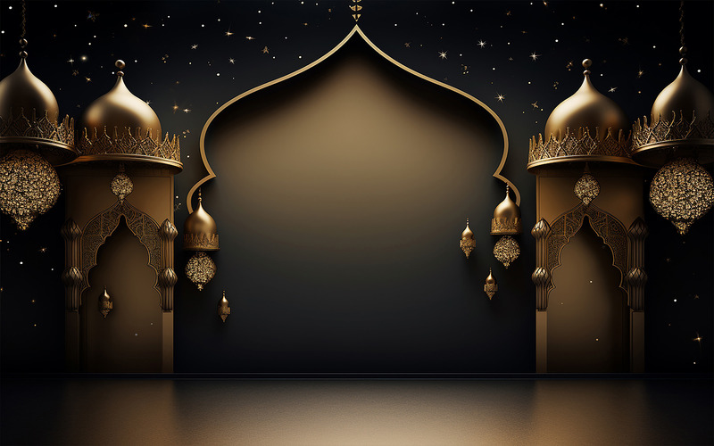 Islamic wall art design_islamic luxury wall background_islamic backgrounds design bundle - Features Image 12