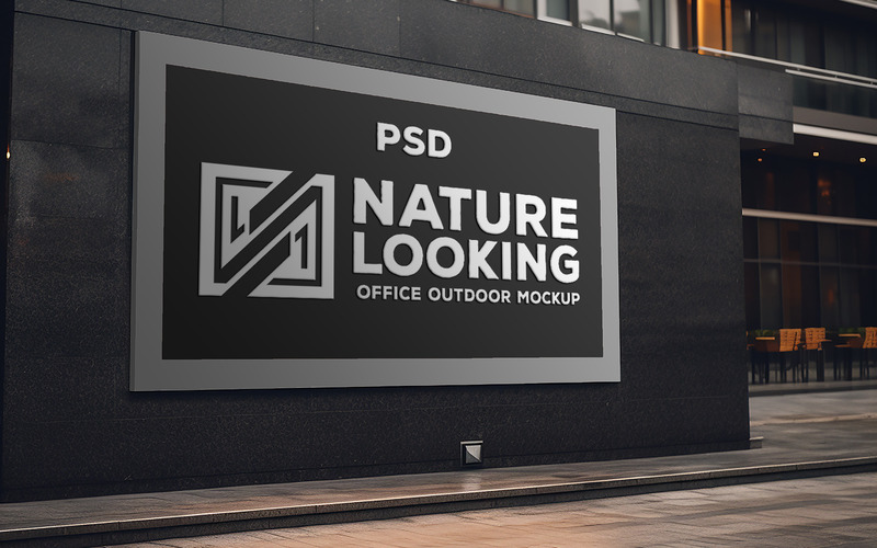 Store outdoor wall mockup | office outside wall mockup | building outside wall mockup - Features Image 2