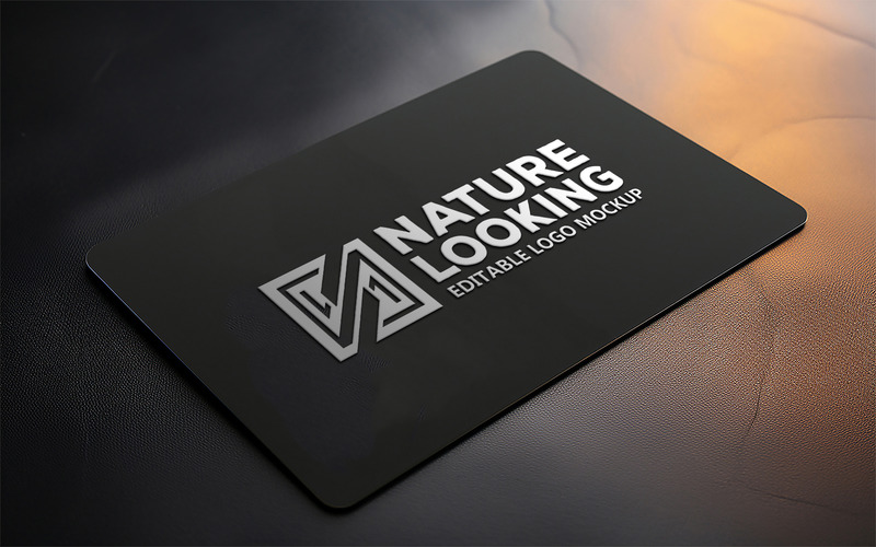 黑卡模型_标志logo模型_卡片logo模型_黑垫模型 - Features Image 1