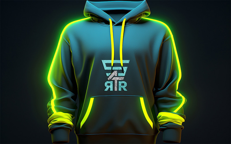 Maquette de sweat à capuche_hoodie logo mockup_men's hoodie mockup - Caractéristiques de l’image 1