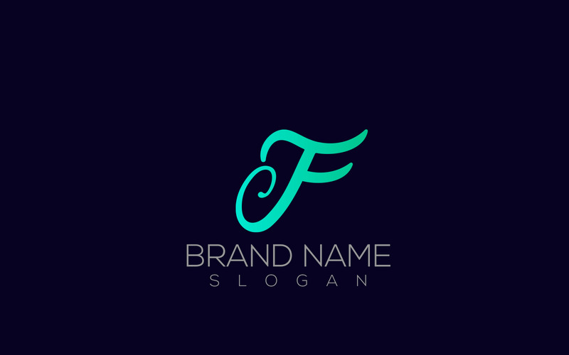 F Logo | Letter F Calligraphy Logo Design - Features Image 1