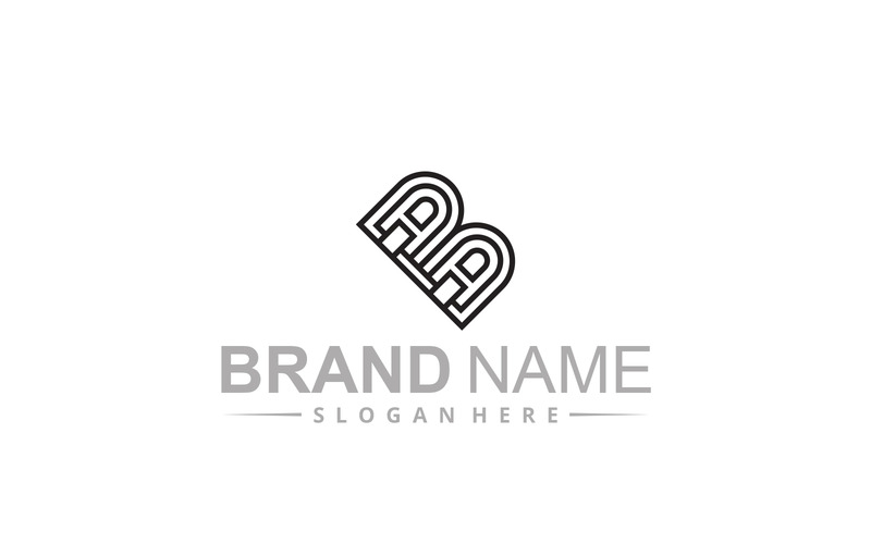 Initial Ba or Ab logo design - Features Image 1