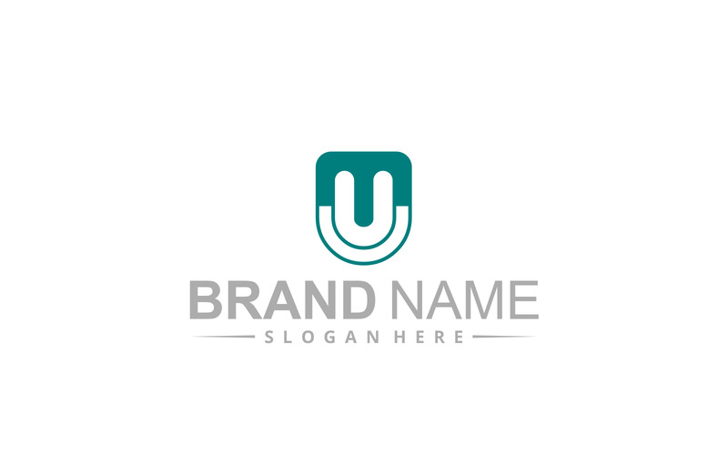 Design de logotipo da letra Mu ou Um - Features Image 1