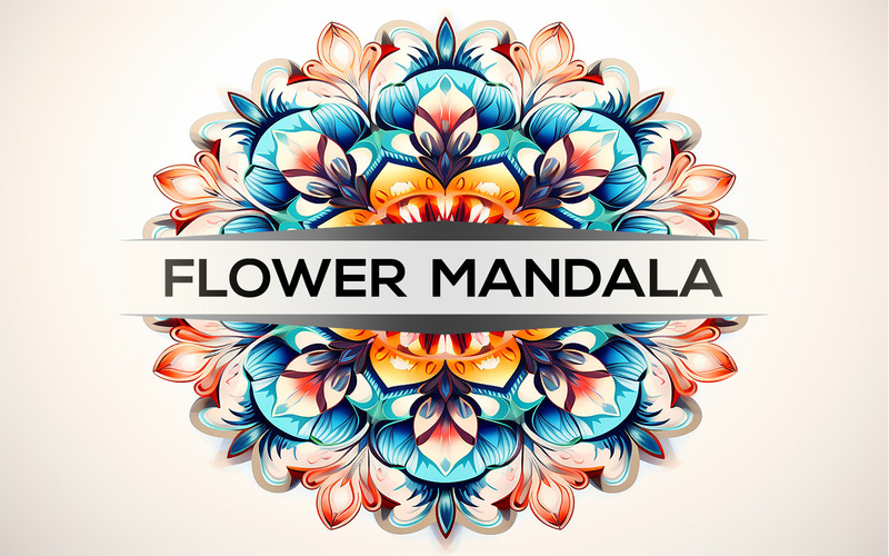 Floral art mandala | flower mandala design | identity floral mandala | mandala design - Features Image 1