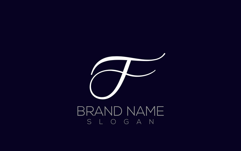 F Calligraphy Logo |Letter F Calligraphy Logo Design - Features Image 1