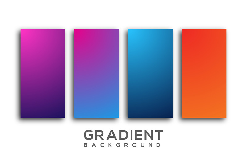 Gradient Vector Bakgrundsbilder - Färgglad Gradient Vector Bakgrundsmall - Features Image 1