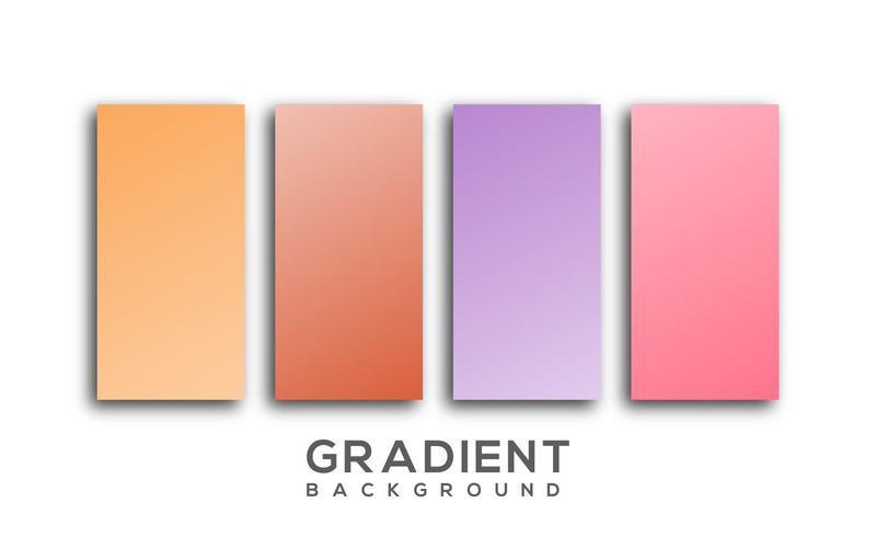 Gradient abstract colorful Vector background - Features Image 1