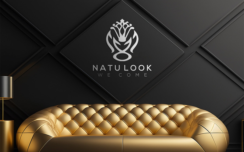 Dark wooden wall mockup | wall logo mockup | clasic interior wall mockup | logo mockup - Features Image 1