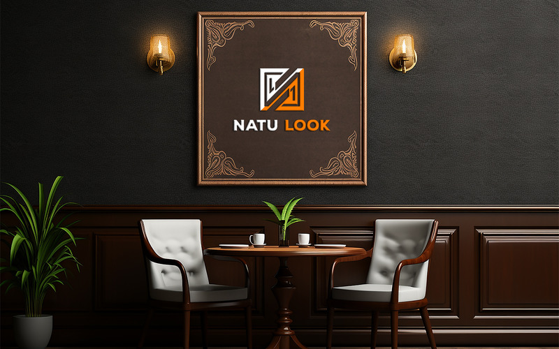 Restaurant-Zelt-Mockup | Restaurant-Mockup | Restaurant-Logo-Mockup | Innenschild-Attrappe - Eigenschaften Bild 1