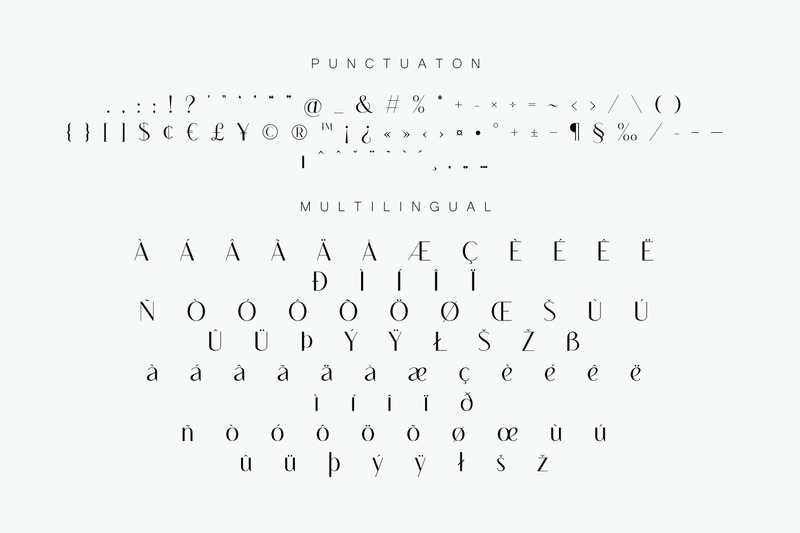 Macing moderní bezpatkové písmo - Features Image 10