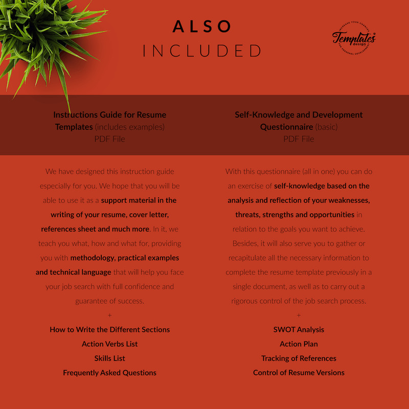 Serenity Fisher - Modern CV Resume Template with Cover Letter for Microsoft Word & iWork Pages - Features Image 9