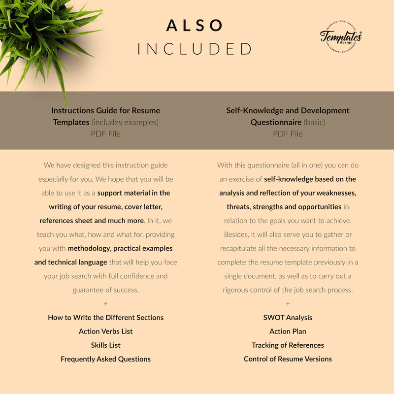 John Martins - Modern CV Resume Template with Cover Letter for Microsoft Word & iWork Pages - Features Image 9
