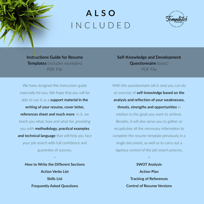 Lillian Adams - Clean CV Resume Template with Cover Letter for Microsoft Word & iWork Pages - Features Image 9