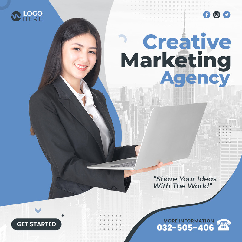 Digital Marketing Agency Expert And Corporate Social Media Post Banner Or Flyer Ads Design Template - Features Image 1