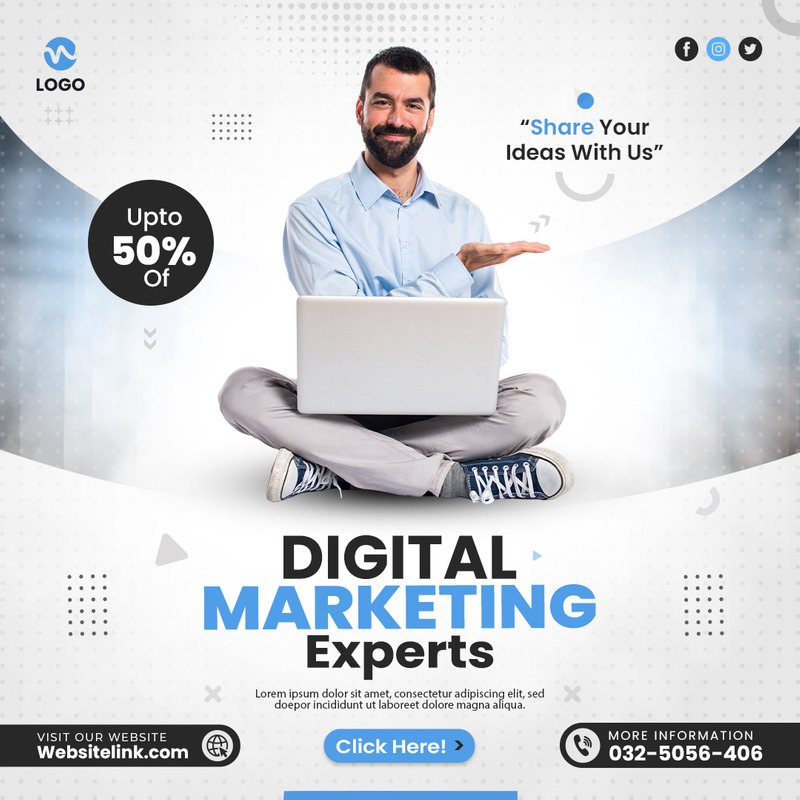 Digital Marketing Expert Agency Or Corporate Social Media Post Banner Design Template - Features Image 1