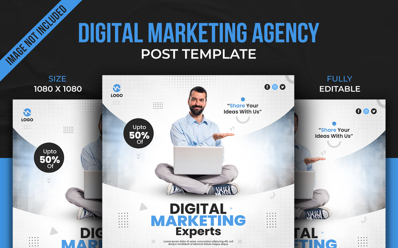 Digital Marketing Expert Agency Or Corporate Social Media Post Banner Design Template - Features Image 3