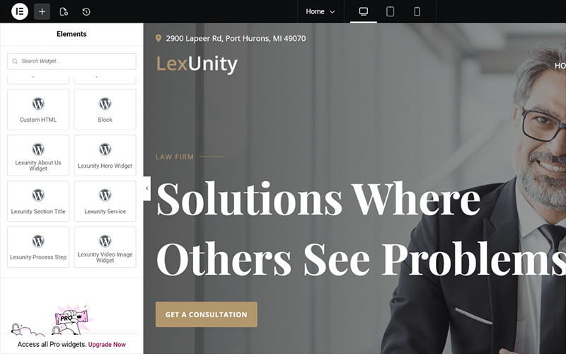 LexUnity – Lawyer & Law Firm WordPress Theme - Features Image 3