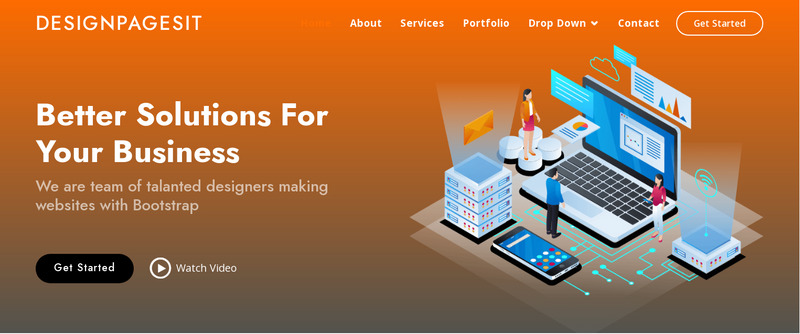 Beautiful Html and Bootstrap Template for Business - Features Image 1