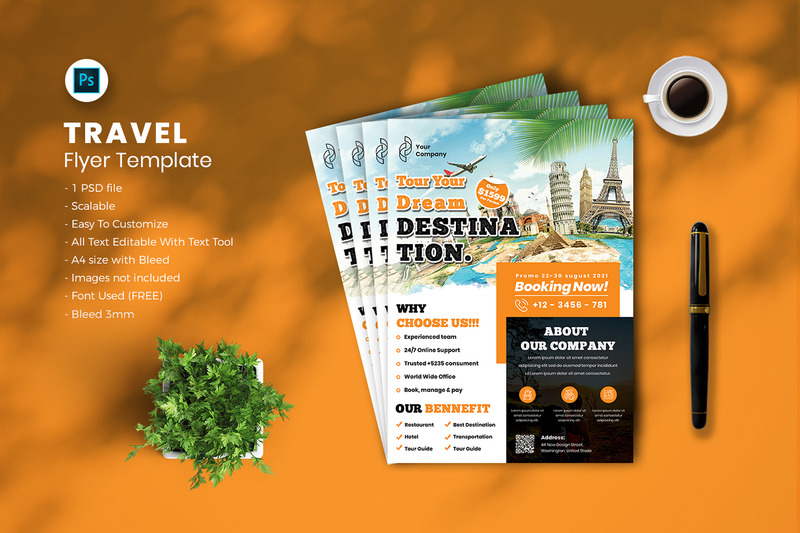 Travel flyer Template vol-12 - Features Image 1