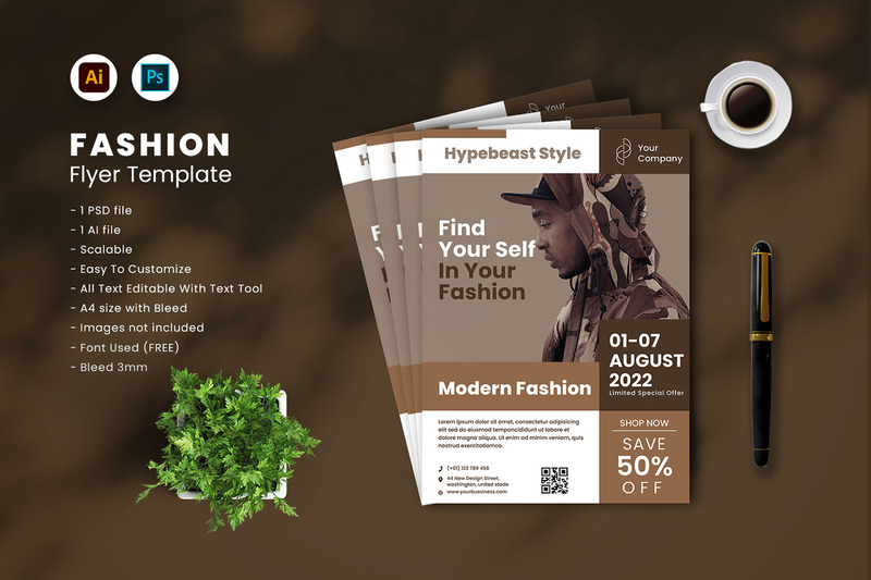 Modèle de Flyer de mode vol.39 - Caractéristiques de l’image 1