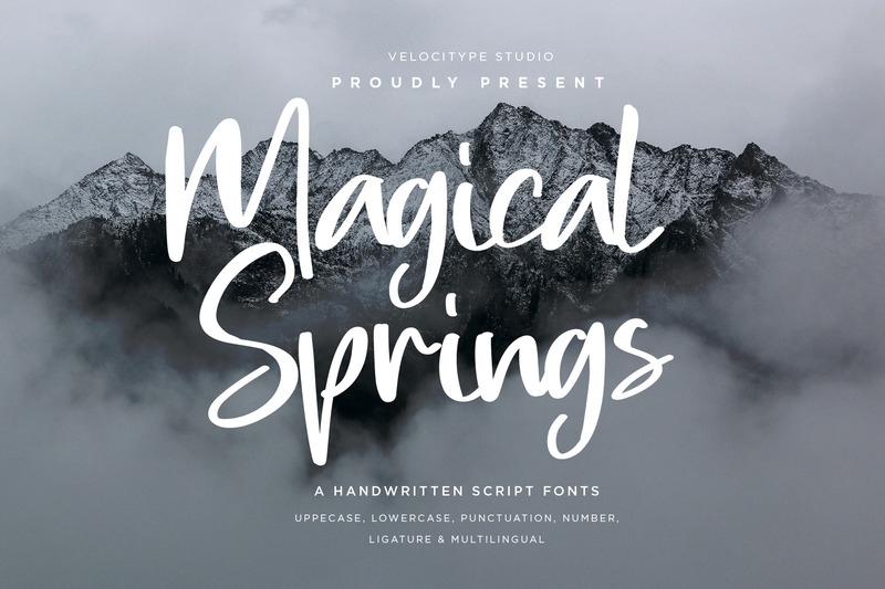 Magical Springs - Font Script moderni - Caratteristiche Immagine 1