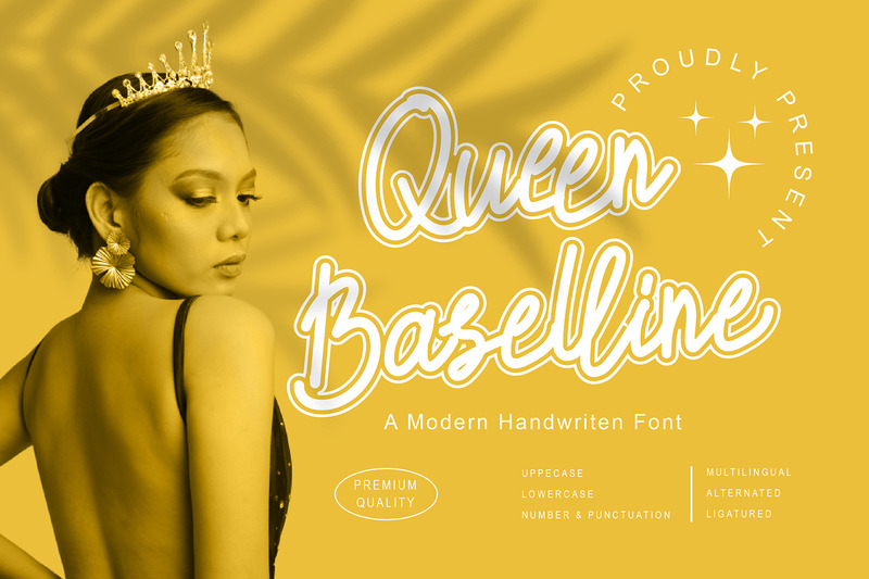 Queen Baselline - Moderna skriptteckensnitt - Features Image 1