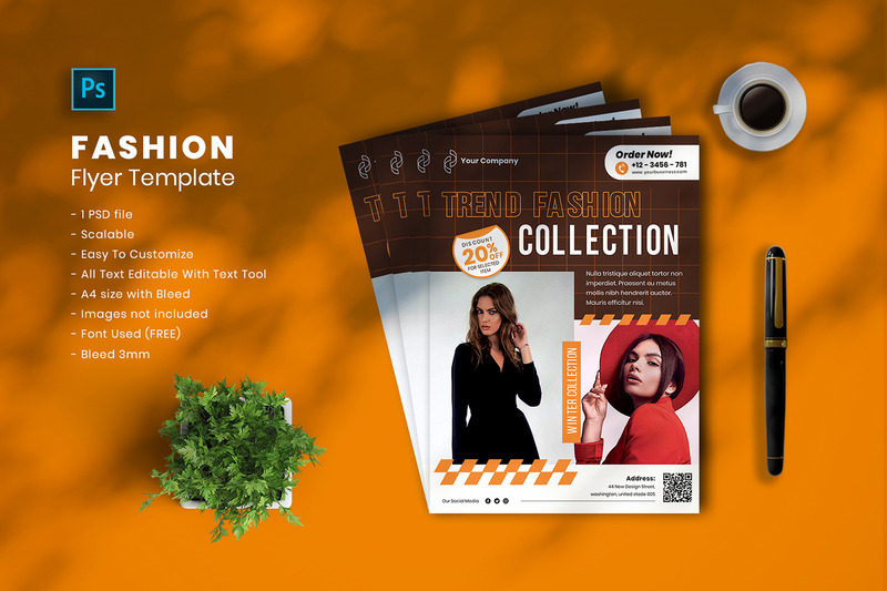 Modèle de Flyer de mode vol.14 - Caractéristiques de l’image 1