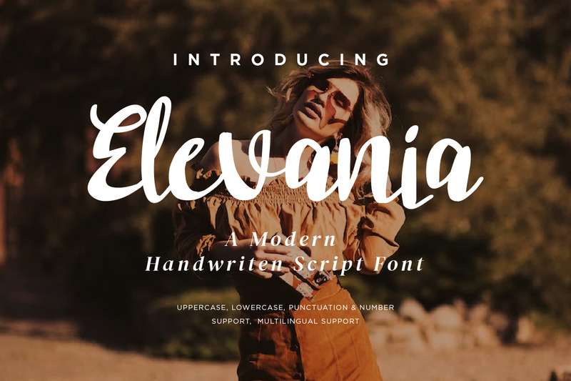 Elevania - Moderna skriptteckensnitt - Features Image 1