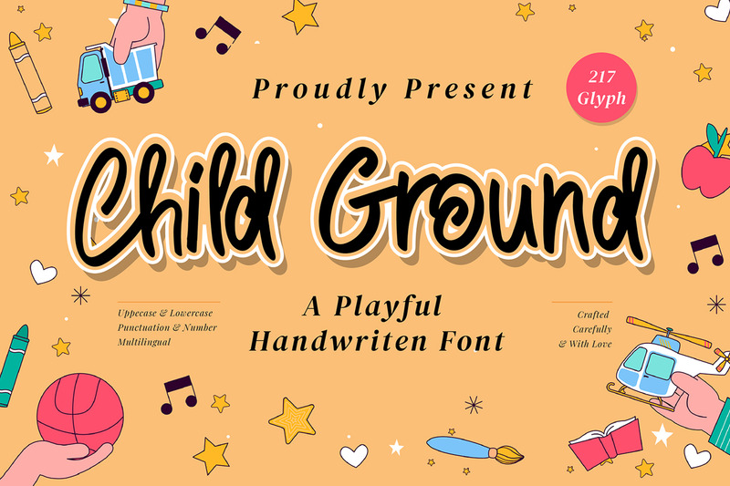 Child Ground - Playfull Script Fonts - Features Image 1