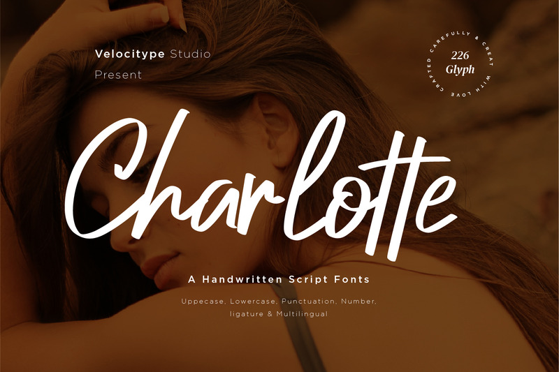 Charlotte - Handwritten Script fonts - Features Image 1